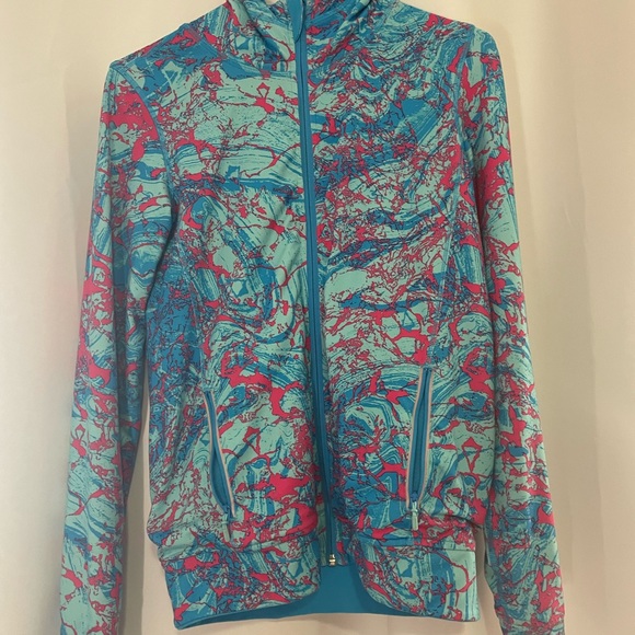 ivivva reversible athletic zip up - Picture 3 of 4